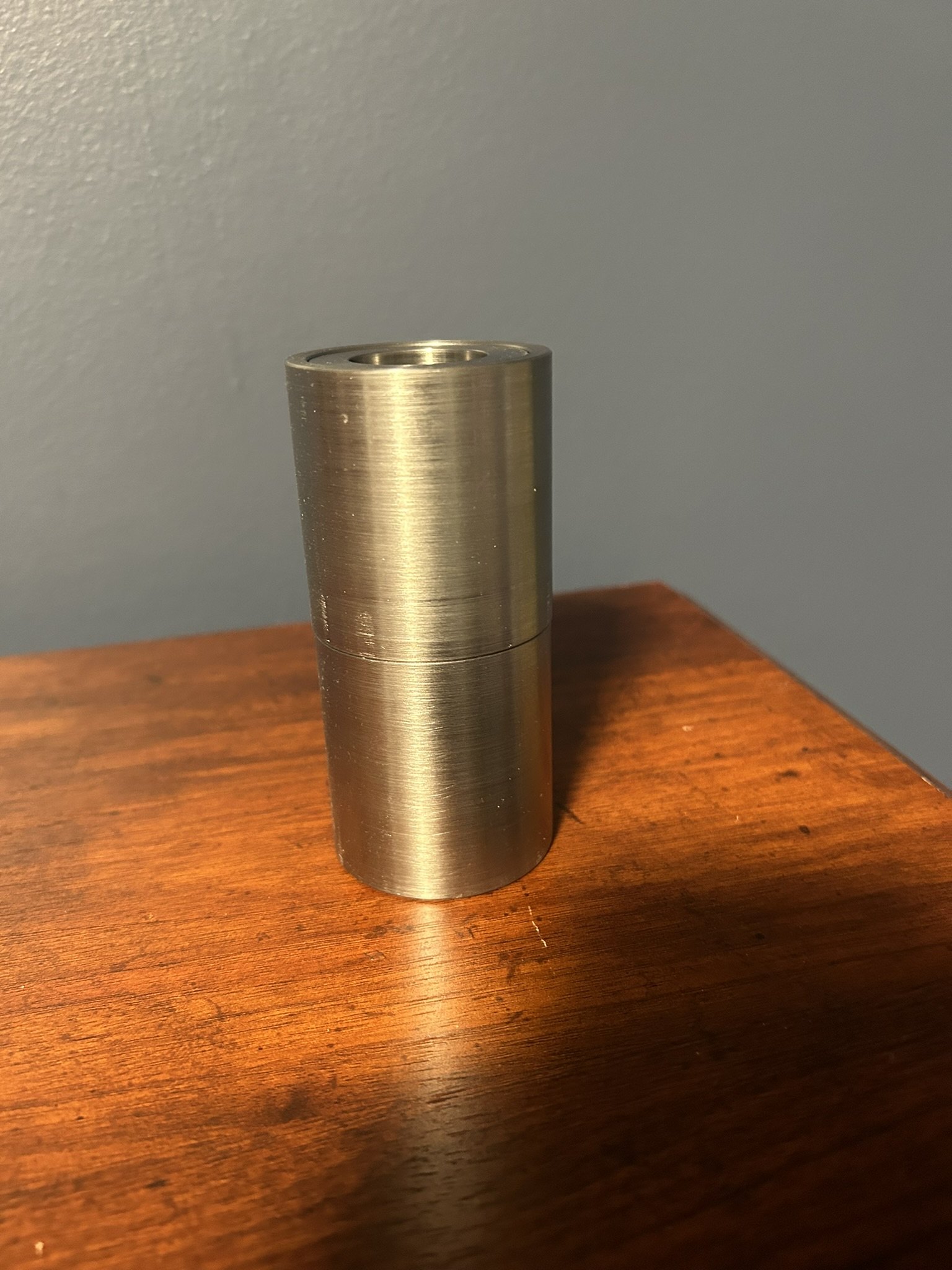 Assembled. Sleeves seated on the hub